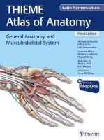 General Anatomy and Musculoskeletal System (THIEME Atlas of Anatomy), Latin  Nomenclature 3rd New edition