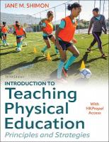 Introduction to Teaching Physical Education: Principles and Strategies Third Edition