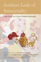 Sublime Lady of Immortality: Teachings on Chime Phakme Nyingtik Digital original