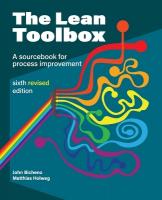 Lean Toolbox Revised Sixth Edition Sixth Revised ed.