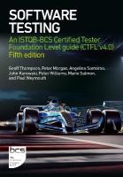 Software Testing: An ISTQB-BCS Certified Tester Foundation Level guide (CTFL v4.0) - Fifth  edition 5th edition