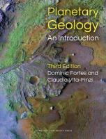 Planetary Geology: An Introduction 3rd Revised edition