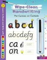 Wipe-Clean Handwriting: Pre-Cursive and Cursive