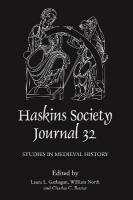 Haskins Society Journal 32: 2020. Studies in Medieval History