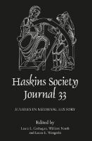 Haskins Society Journal 33: 2021. Studies in Medieval History