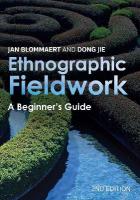 Ethnographic Fieldwork: A Beginner's Guide 2nd edition