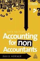 Accounting for Non-Accountants 12th Revised edition