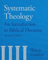 Systematic Theology: An Introduction to Biblical Doctrine 2nd edition