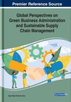 Global Perspectives on Green Business Administration and Sustainable Supply  Chain Management