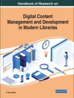 Handbook of Research on Digital Content Management and Development in Modern  Libraries