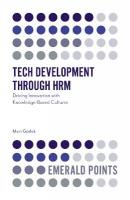 Tech Development through HRM: Driving Innovation with Knowledge-Based Cultures