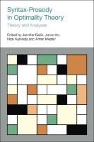 Syntax-Prosody in Optimality Theory: Theory and Analyses
