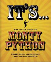 It's... The Little Guide to Monty Python: ...And Now For Something Completely Different