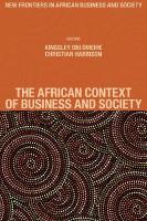African Context of Business and Society