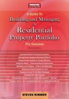 Guide to Building and Managing a Residential Property Portfolio: The Easyway Revised Edition 2023
