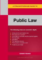 Straightforward Guide to Public Law: Revised Edition 2023