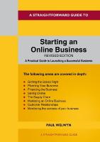 Straightforward Guide to Starting An Online Business: Revised Edition 2024