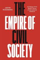 Empire of Civil Society: A Critique of the Realist Theory of International Relations
