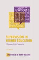 Supervision in Higher Education: A Research Ethics Perspective