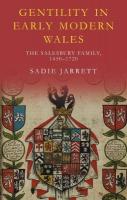 Gentility in Early Modern Wales: The Salesbury Family, 14501720
