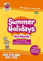 CGP Summer Holidays Activity Workbook - for kids between Reception and Year  1 (ages 4-5)