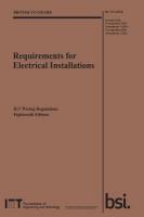 Requirements for Electrical Installations, IET Wiring Regulations,  Eighteenth Edition, BS 7671:2018plusA2:2022