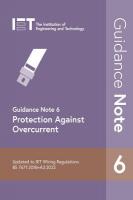 Guidance Note 6: Protection Against Overcurrent 9th edition