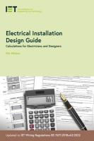 Electrical Installation Design Guide: Calculations for Electricians and Designers 5th edition