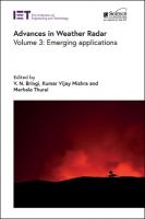Advances in Weather Radar: Emerging applications, Volume 3