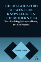 Metahistory of Western Knowledge in the Modern Era: Four Evolving Metaparadigms, 1648 to Present