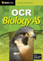 OCR Biology AS Student Workbook 3rd edition