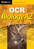 OCR Biology A2 2nd Revised edition, Student Workbook