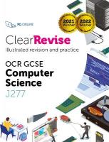 ClearRevise OCR Computer Science J277 2020