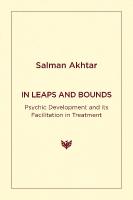 In Leaps and Bounds: Psychic Development and its Facilitation in Treatment