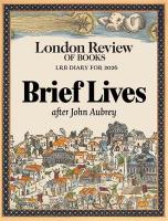 LRB Diary for 2026: Brief Lives Main