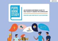 Pupil Book Study: An evidence-informed guide to help quality assure the  curriculum