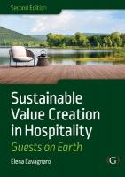 Sustainable Value Creation in Hospitality: Guests on Earth 2nd edition