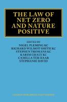 Law of Net Zero and Nature Positive