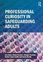 Professional Curiosity in Safeguarding Adults