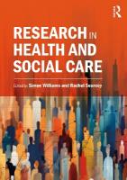 Research in Health and Social Care