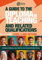 Guide to the Diploma in Teaching and Related Qualifications: Level 5 and beyond