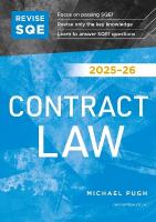 Revise SQE Contract Law 2025/26: SQE1 Revision Guide 2025/26