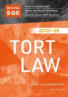 Revise SQE Tort Law 2025/26: SQE1 Revision Guide 2025/26