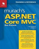 Murach's ASP.NET Core MVC (2nd Edition) 2nd New edition