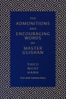Admonitions and Encouraging Words of Master Guishan: Text and Commentary