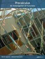 Precalculus: An Investigation of Functions 2nd ed.