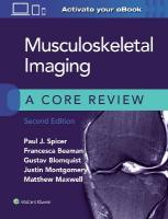 Musculoskeletal Imaging: A Core Review 2nd edition