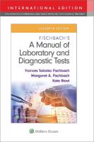 Fischbach's A Manual of Laboratory and Diagnostic Tests Eleventh, International Edition