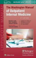 Washington Manual of Outpatient Internal Medicine 3rd edition