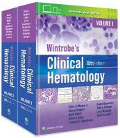 Wintrobe's Clinical Hematology: Print plus eBook with Multimedia Fifteenth